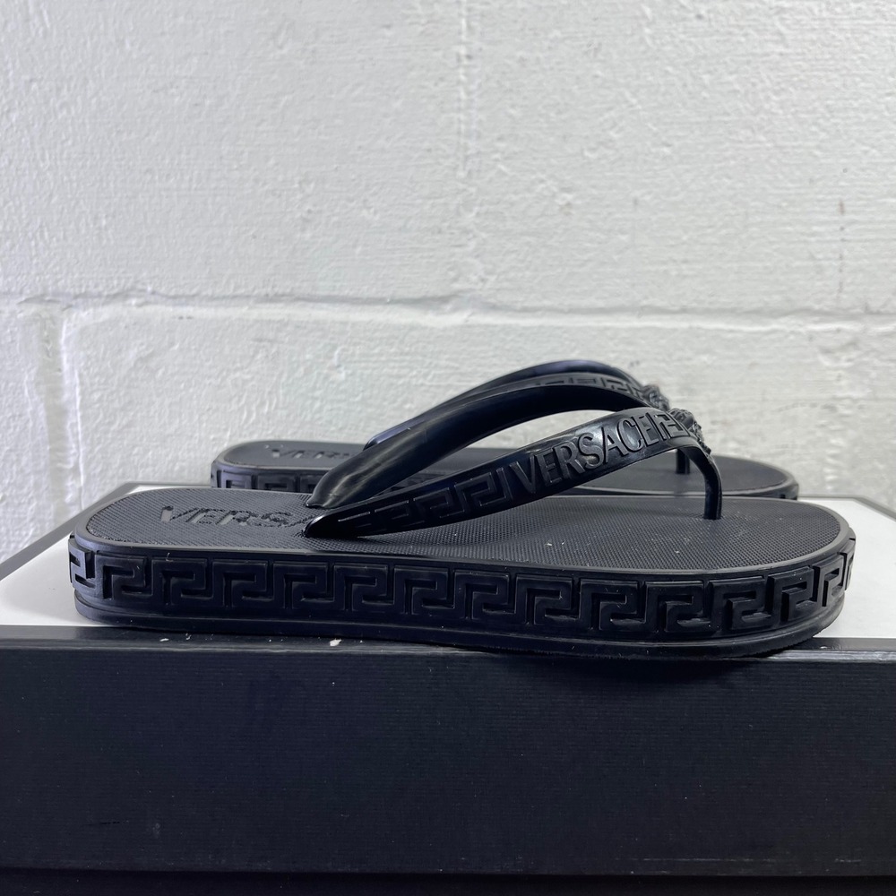 Versace Black Sandals